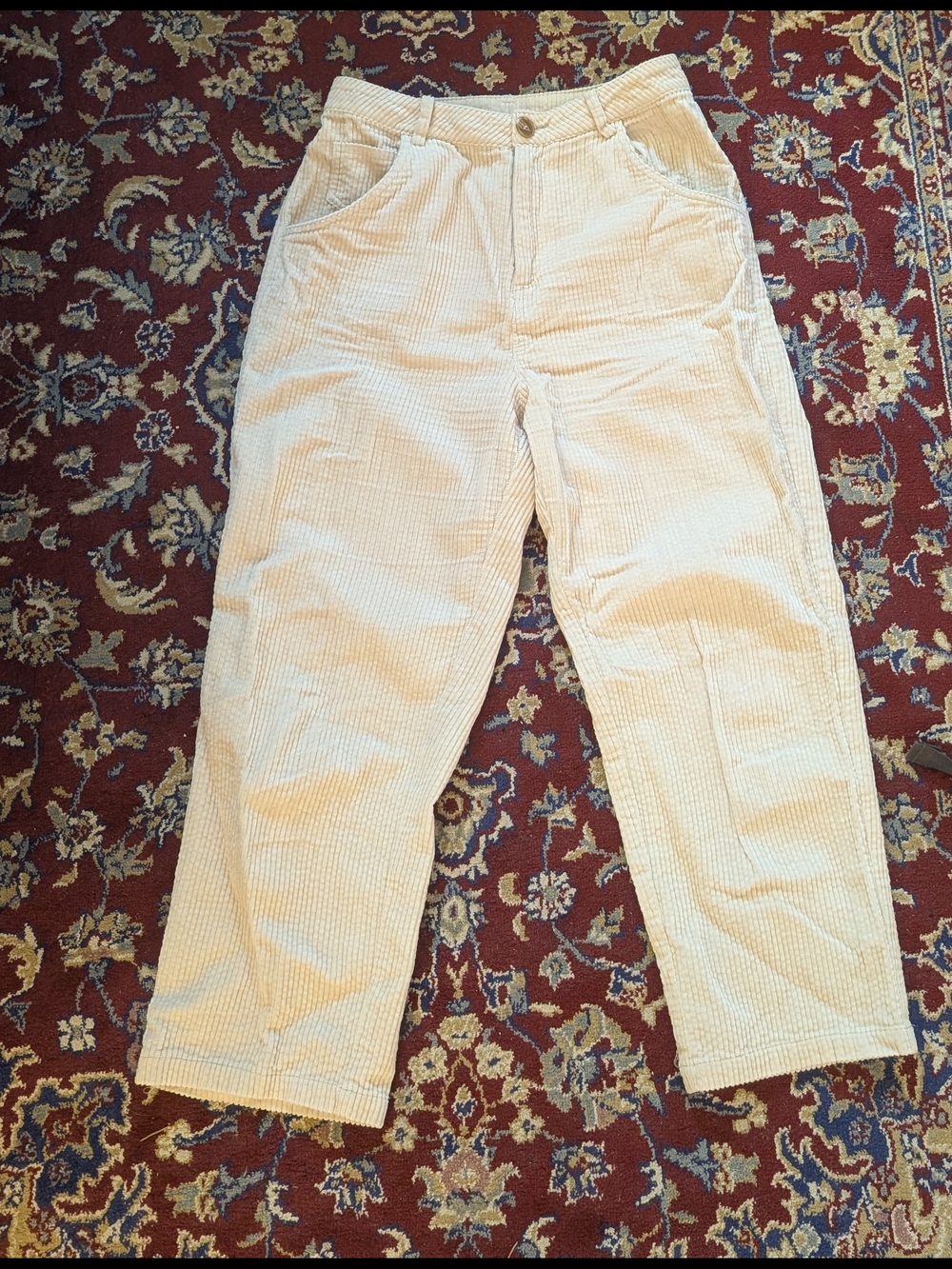 Corduroy Pants — Cream